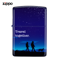 Zippo芝宝打火机美国进口防风煤油zippo之宝打火机心灵的旅程系列温馨彩绘心灵旅客/邂逅之旅/不期而遇