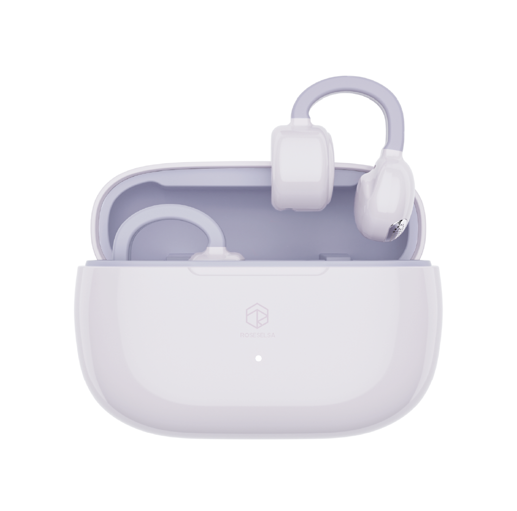 弱水时砂【2025最新款】茉莉蓝牙耳机耳夹式骨传导概念不入耳运动跑步开放式通话6.0高清大图