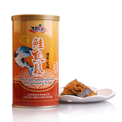 妈妈的厨房 海苔芝麻鲑鱼松 150g