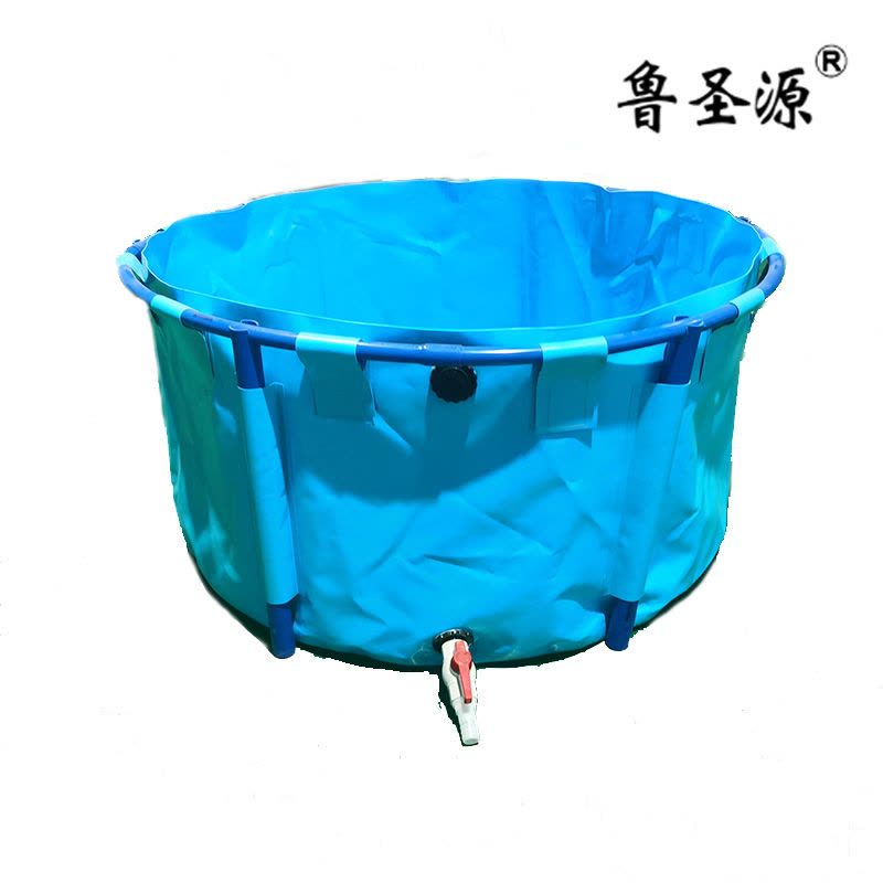 鲁圣源 篷布水池软体水池移动水池 圆形 平方米图片