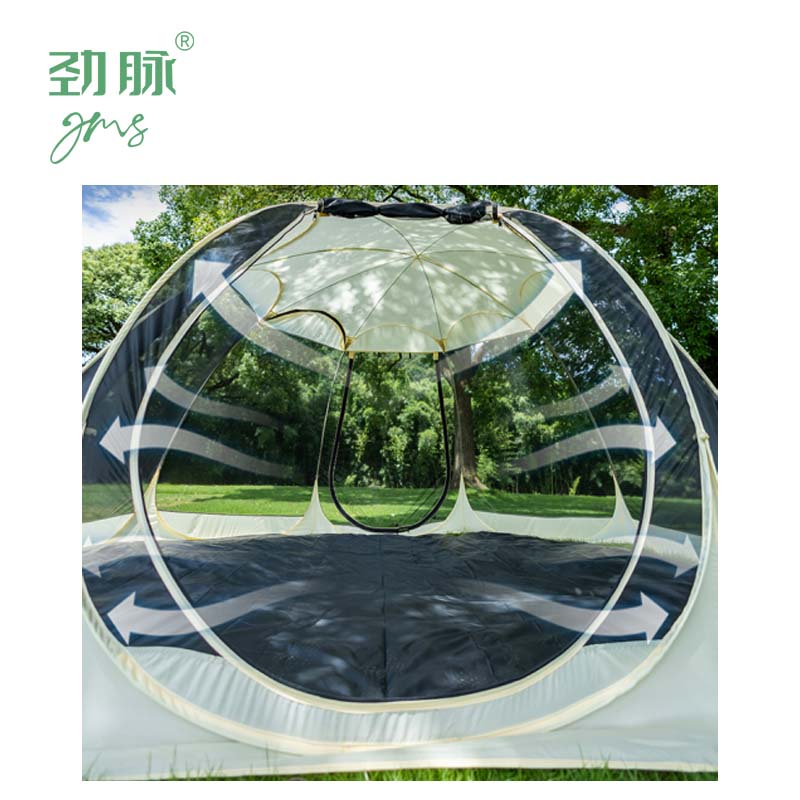 劲脉 八面全景网纱帐篷 400*400*210CM 顶高清大图