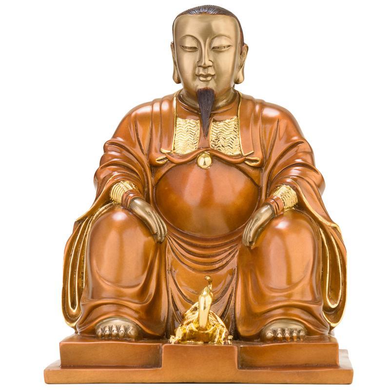 美帮汇玄天上帝神像 铜真武大帝玄武大帝像道教祖师爷摆件