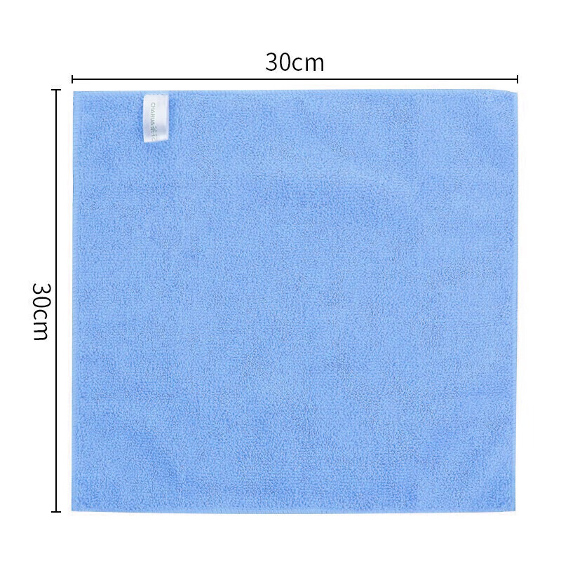 茶花 厨房抹布30*30cm*4片装超细纤维去油污百洁布洗碗布洗洁巾4544P高清大图