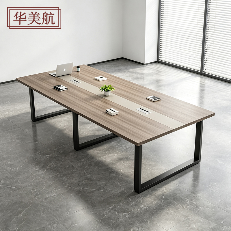 华美航 会议桌 3*1.2m张高清大图