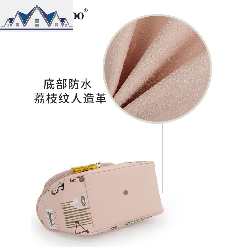 洗漱包女便携手提防水洗漱用品收纳包可爱网红旅行大容量化妆包 三维工匠高清大图