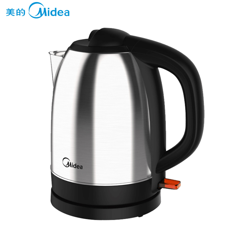 美的(Midea)SJ1702B 电水壶不锈钢双层防烫自动断电开水壶 1.7L电水壶 JH