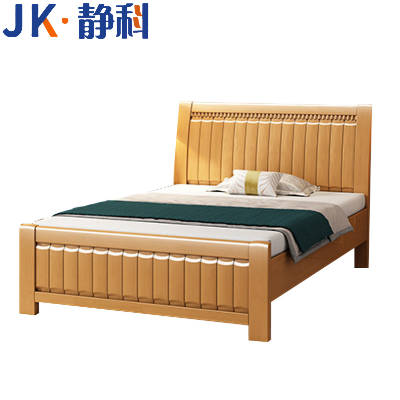 静科公寓单人床+床垫1350*2000*960mm套高清大图