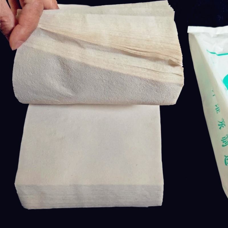 厕所用纸卫生纸原浆加韧卫生纸家庭装草纸酒店450克平板12包卫生纸