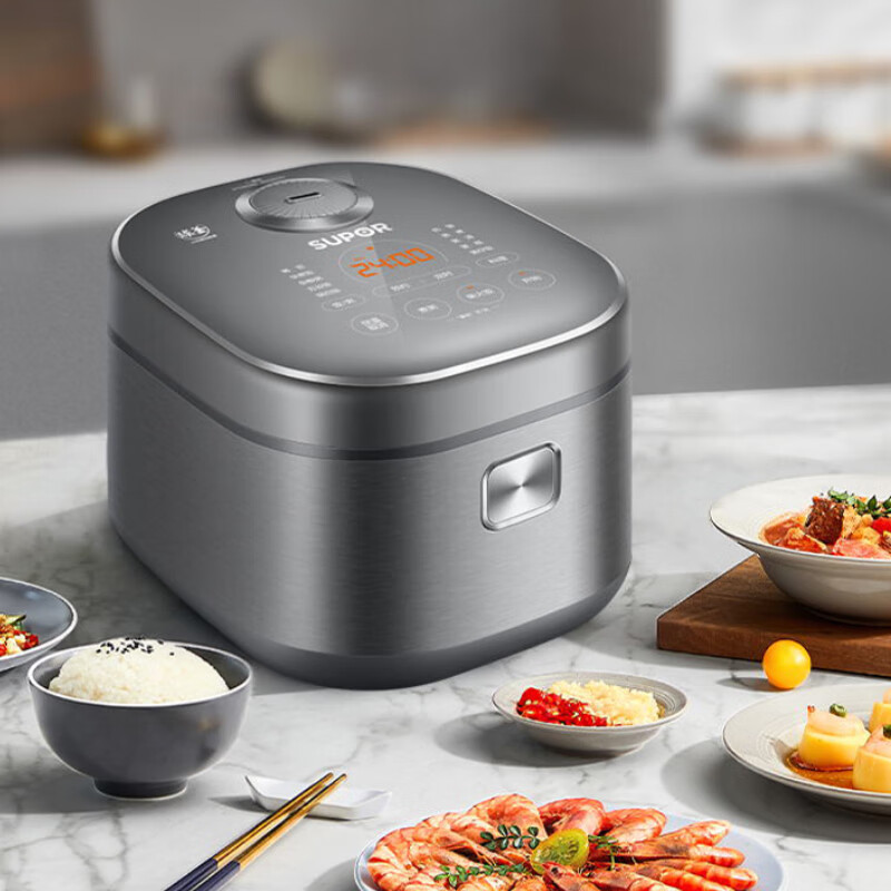 苏泊尔(SUPOR)SF50HC53 电饭煲家用智能预约煮粥锅IH电磁加热铜晶球釜内胆电饭锅大容量触控操作5升