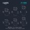 优百纳/Upella 欧式创意智能自动感应垃圾桶家用不锈钢方形垃圾桶15L分类办公室垃圾桶