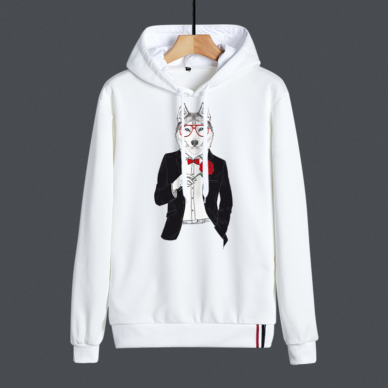 冬季男士卫衣加绒加厚打底衫保暖衣服长袖青少年上衣胖子连帽L227