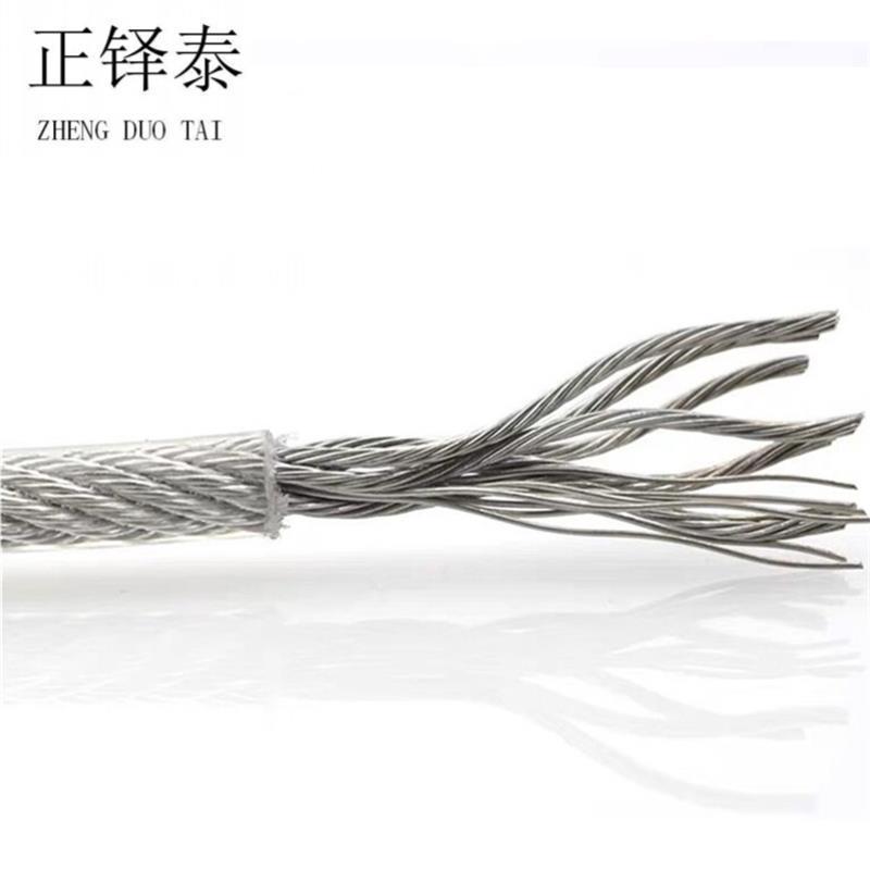 正铎泰 涂塑钢丝绳 包塑镀锌钢丝绳 6mm /米高清大图
