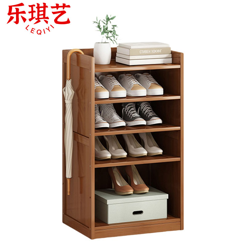 乐琪艺 鞋架 茶色 个高清大图