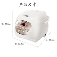 天际(TONZE)电饭煲3L陶瓷内胆煮粥煮饭煲汤智能预约瓷胆智能家用煮粥煲汤煮饭双重控温悬浮碗型加热柴火饭FD30A-W