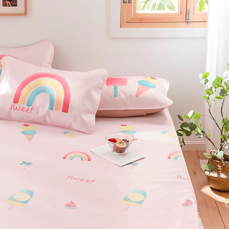 美帮汇凉席风冰丝席三件套1.5米1.8m夏凉席子空调席可折叠凉席高清大图