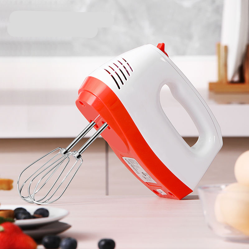 小型烘焙和面搅拌机大功率打奶油打发器手持五档打蛋器颜色品牌随机发