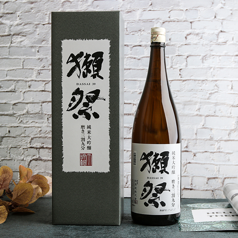 【酒庄直通】獭祭清酒 日本原瓶原装进口清酒 米酒 纯米大吟酿清酒 獭祭39/三割九分 1800ml*1