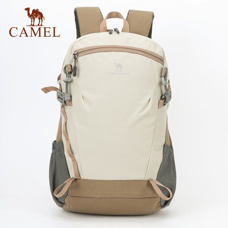 骆驼(CAMEL)户外徒步登山休闲轻便透气双肩背包 574D373626