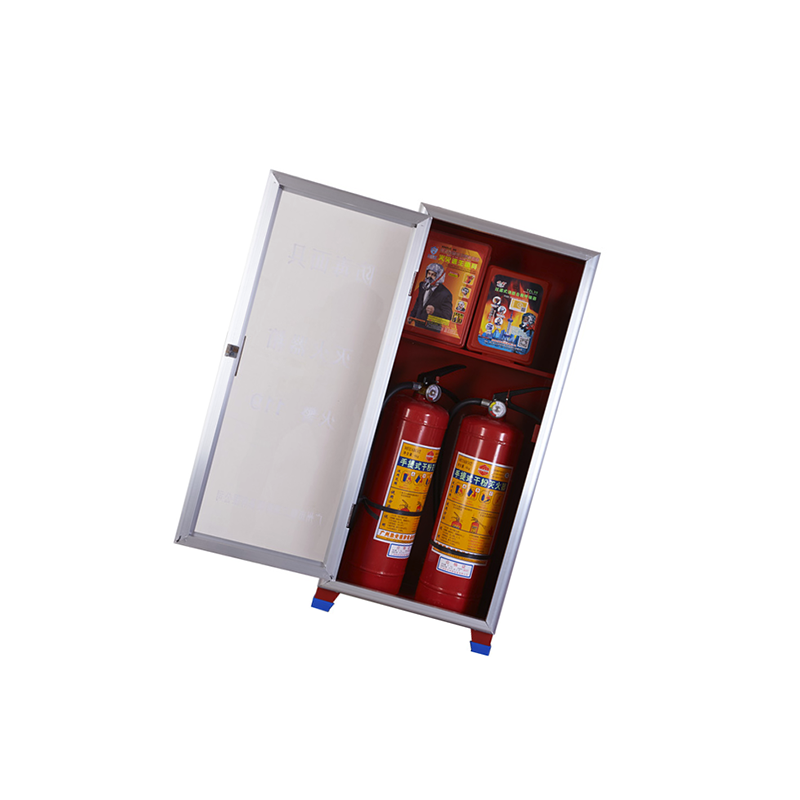 消防防毒面具箱灭火器箱套装5kg*2灭火器+2个防毒面具空箱