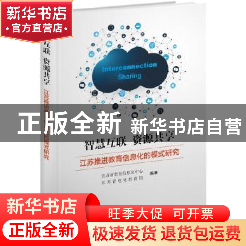 正版 智慧互联 资源共享:江苏推进教育信息化的模式研究 江苏省教高清大图