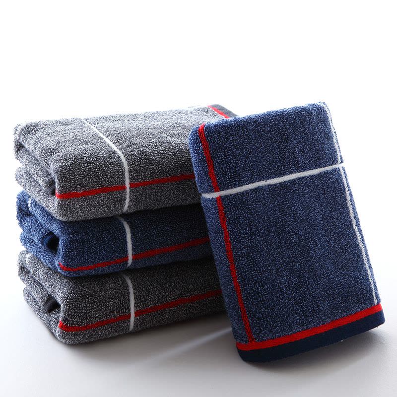 景福莱 单条彩格毛巾(磨砂袋) JFL-CGMJ /袋图片