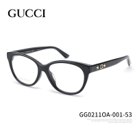 GUCCI古驰眼镜女 倪妮同款近视眼镜框 金属logo板材眼镜架GG0211