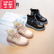 可莉允女童鞋马丁靴2022秋冬季新款儿童靴子春秋款女孩鞋子二棉加绒短靴