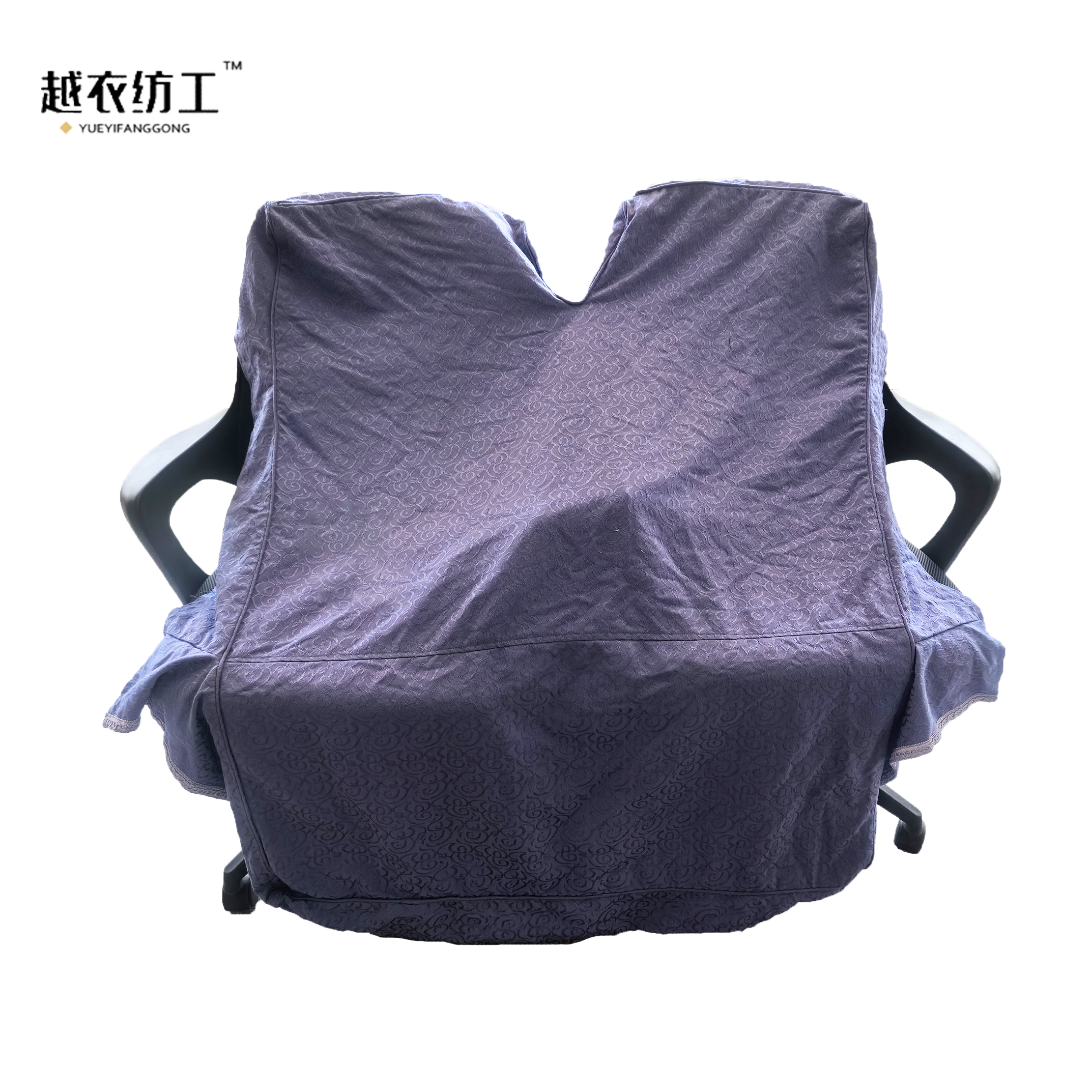 越衣纺工 25系列yz双人位座椅套 55*87*54 个 蓝色 55*87*54cm