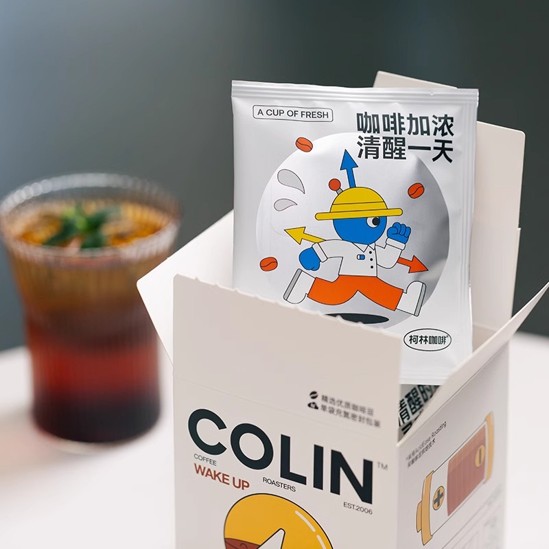 一杯清醒/唤醒现磨手冲黑咖啡粉挂耳包8g*10袋高清大图