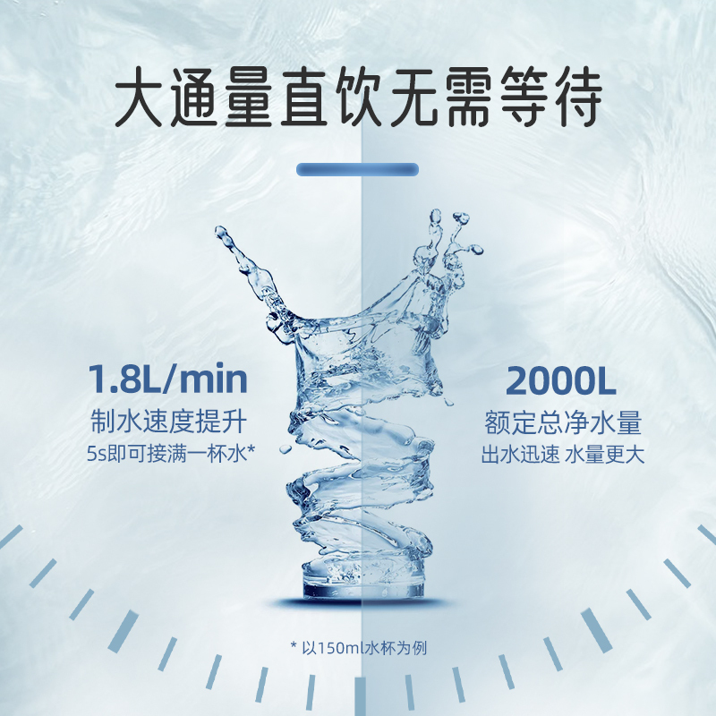 TCL箱式超滤机TJ-GU1201A净水器家用直饮厨房自来水龙头过滤器前置净化器超滤净水机