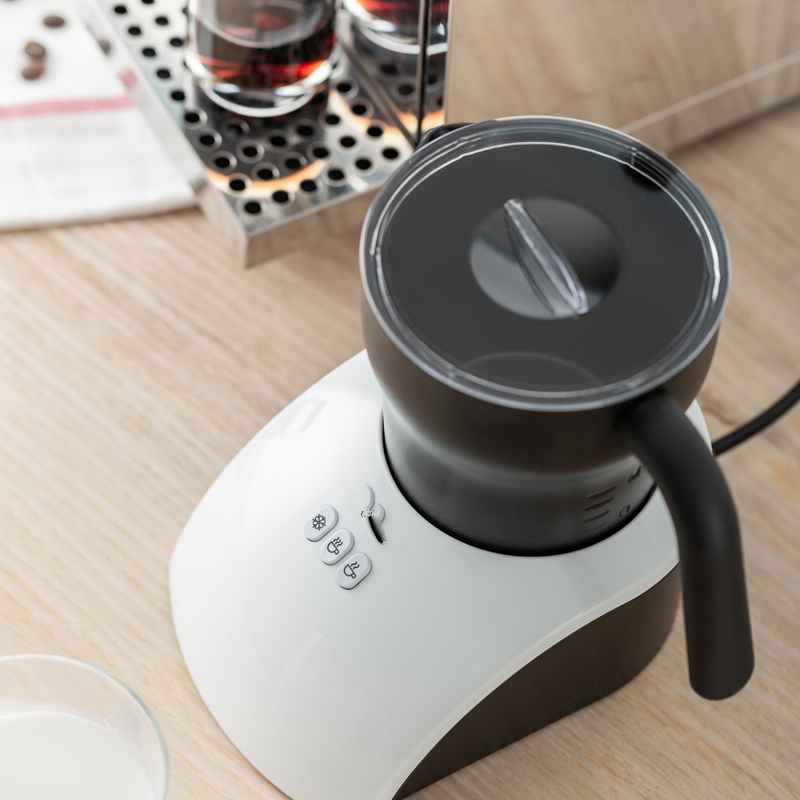 电动奶泡机家用打奶器冷热商用全自动打泡器咖啡机白色白色