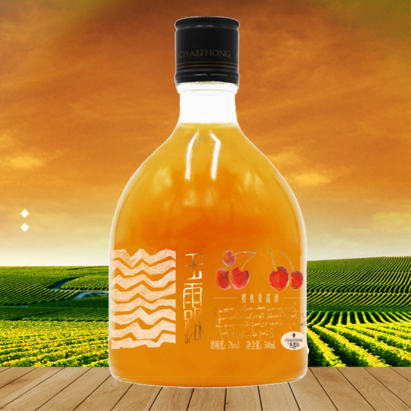 查理红樱桃露酒水果露酒500ml1