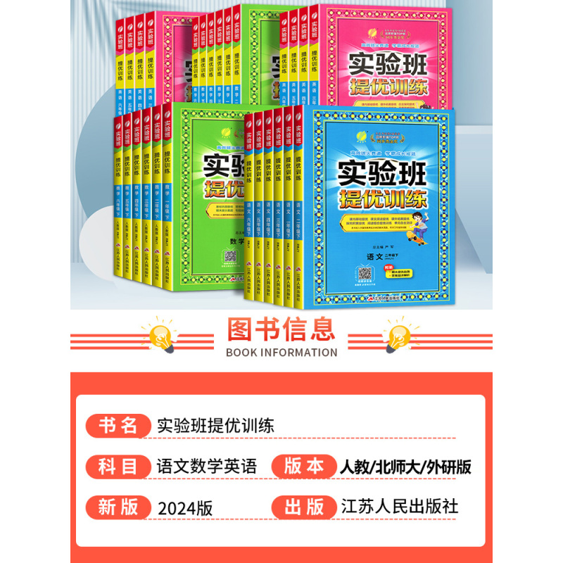 语文+数学+英语[人教版] 五年级下 [正版]2024新版 实验班提优训练小学一二三四五六年级上册下册语文数学英语全套书