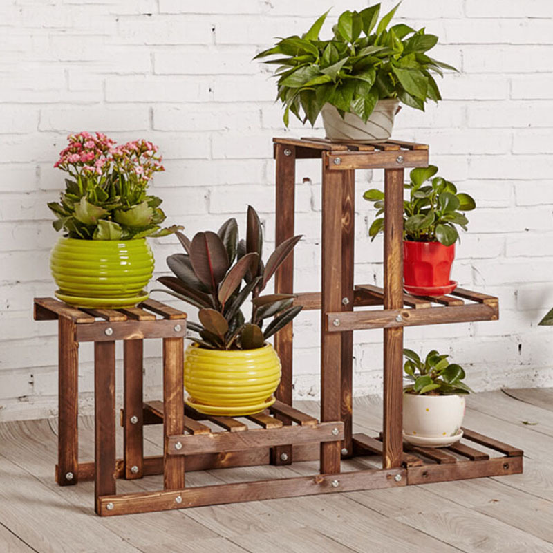 欧式落地花架多层花架实木花架大骆驼花架视频