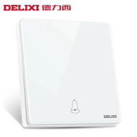 德力西 一位门铃开关 CD217-HA86大板白色