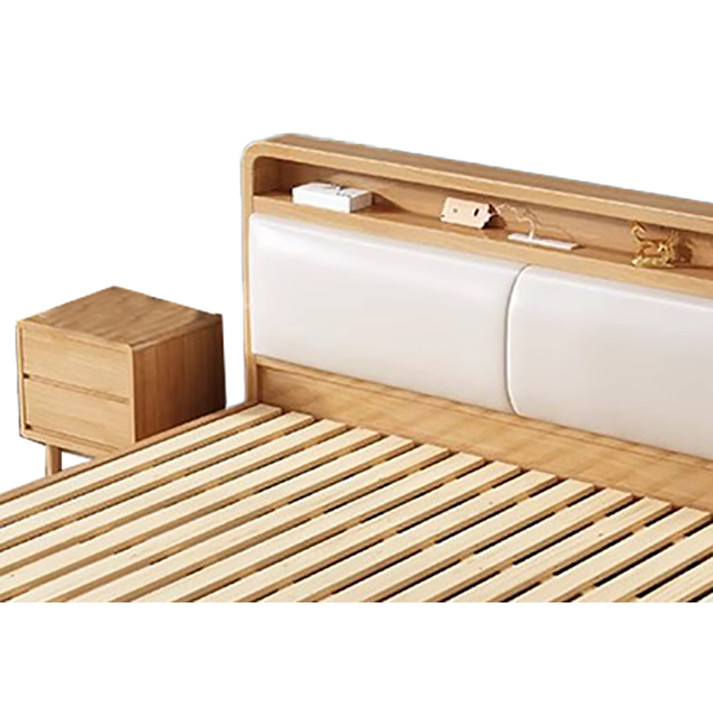 铭羽洋单人床150cm+床头柜套高清大图