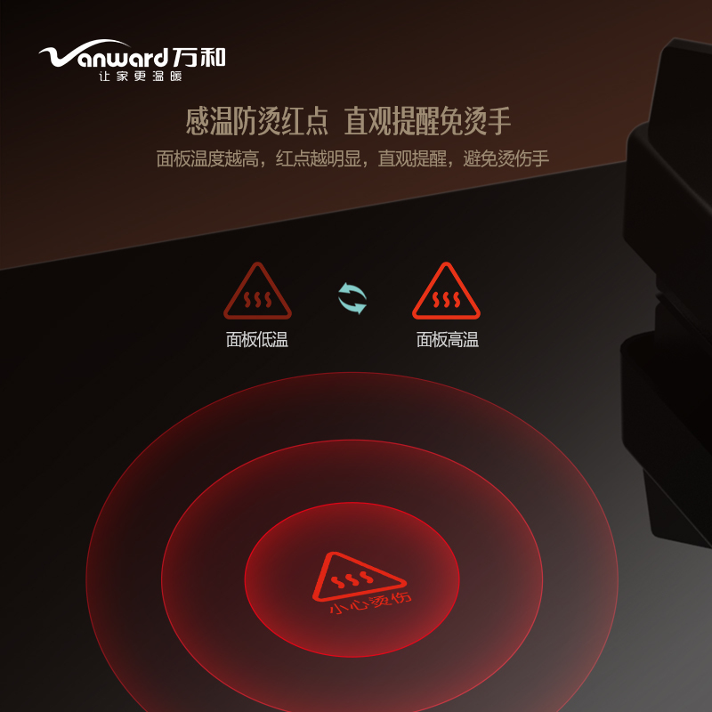 万和(Vanward) 天然气燃气灶 JZT-Q3L03Q 5.2KW大火力双眼灶 钢化玻璃台嵌两用一级能效 嵌入式台式