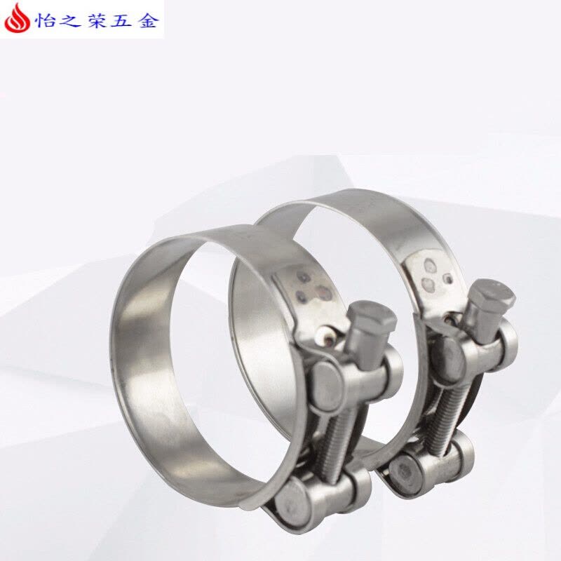 304不锈钢强力喉箍 加强型抱箍 卡箍管卡 卡扣水管夹皮管扣分体式 直径86-91mm图片