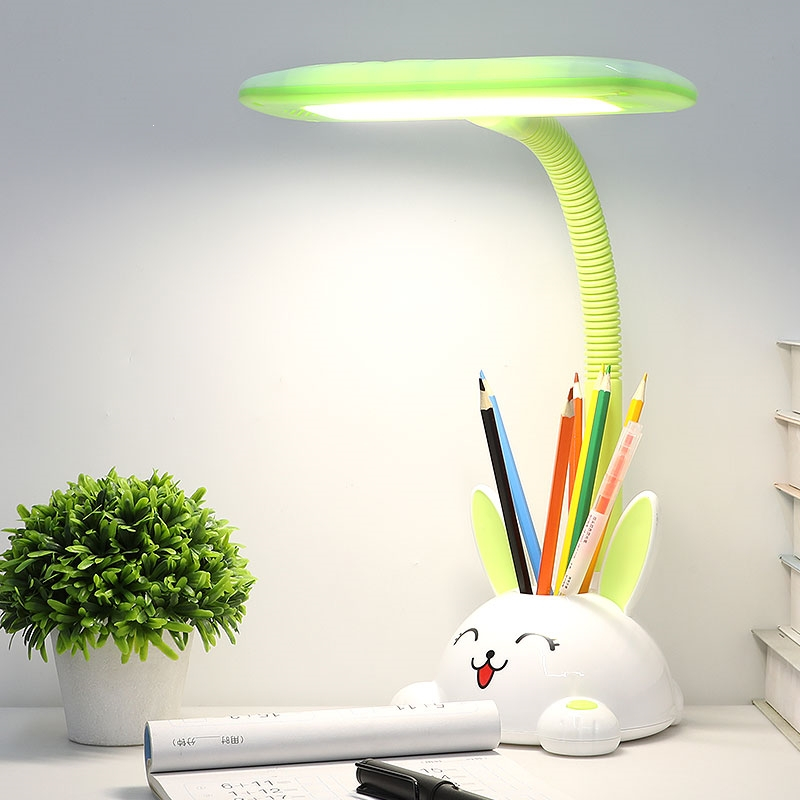 古达led台灯小学生书桌可爱学习专用宿舍卧室插电儿童卡通阅读灯