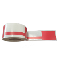 开仰 线缆标签不干胶标签45*30+50mm/150片/卷 红色(单位:卷)