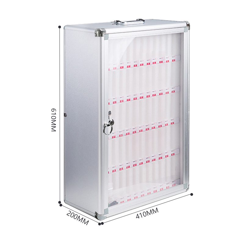 臻远 ZY3112019手机保管箱壁挂式存放柜带锁手机柜保管柜寄存箱手机箱 60位高清大图