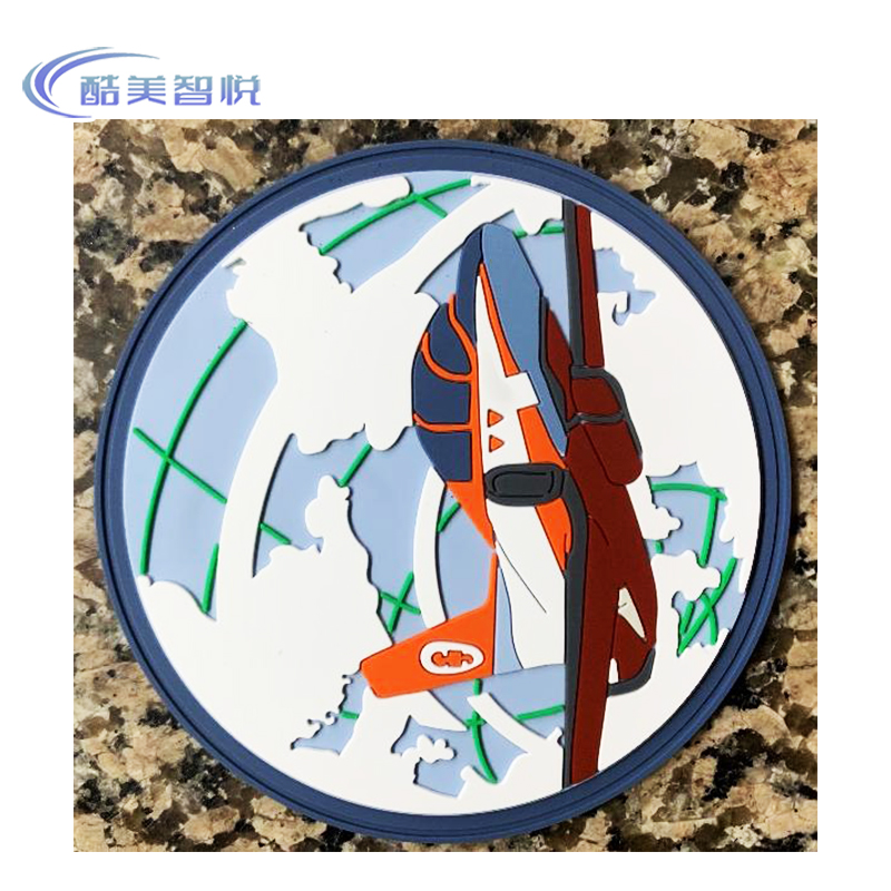 酷美智悦 长春航展纪念品橡胶章(红鹰机型) 11cm 个高清大图