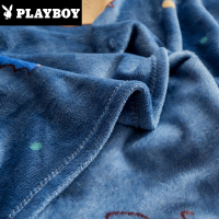 花花公子(PLAYBOY)家纺 法莱绒毛毯秋冬保暖毯子加厚法兰绒单人宿舍学生双人床单绒面盖毯其它1.5/1.8m床上用品