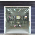 商用饭店商店公司空调帘定制LOGO定制隔热挡风隔断塑料帘_527 宽0.9*高2.1米 门帘-奶茶店
