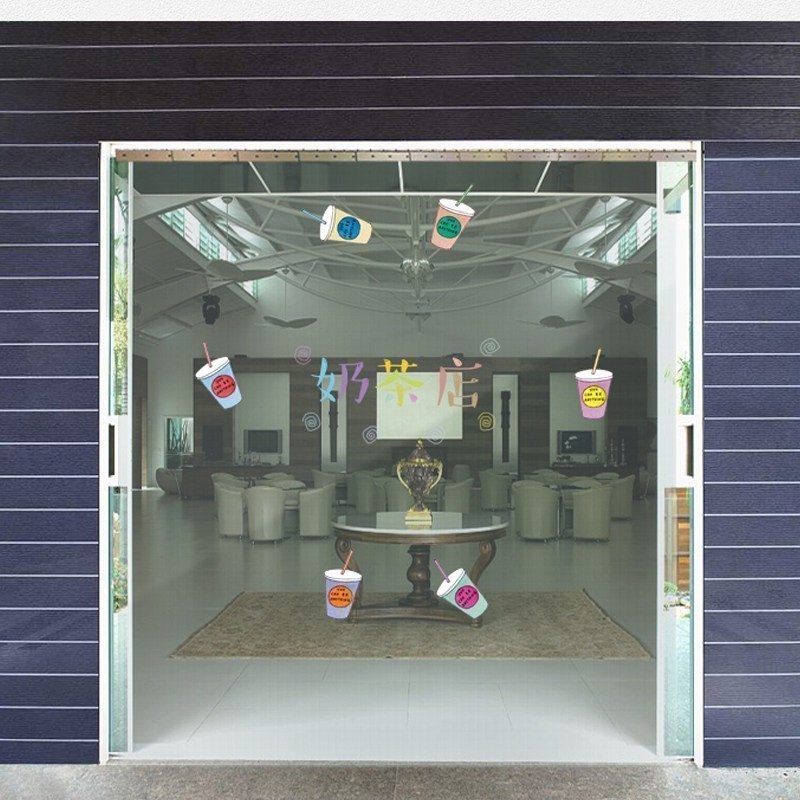 美帮汇商用饭店商店公司空调帘定制 LOGO定制 隔热挡风隔断塑料帘