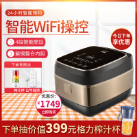 格力大松(TOSOT)电饭煲GDCF-40X80C 4升大容量家用压力IH电磁加热煮饭锅多功能柴火饭智能WIFI预约功能