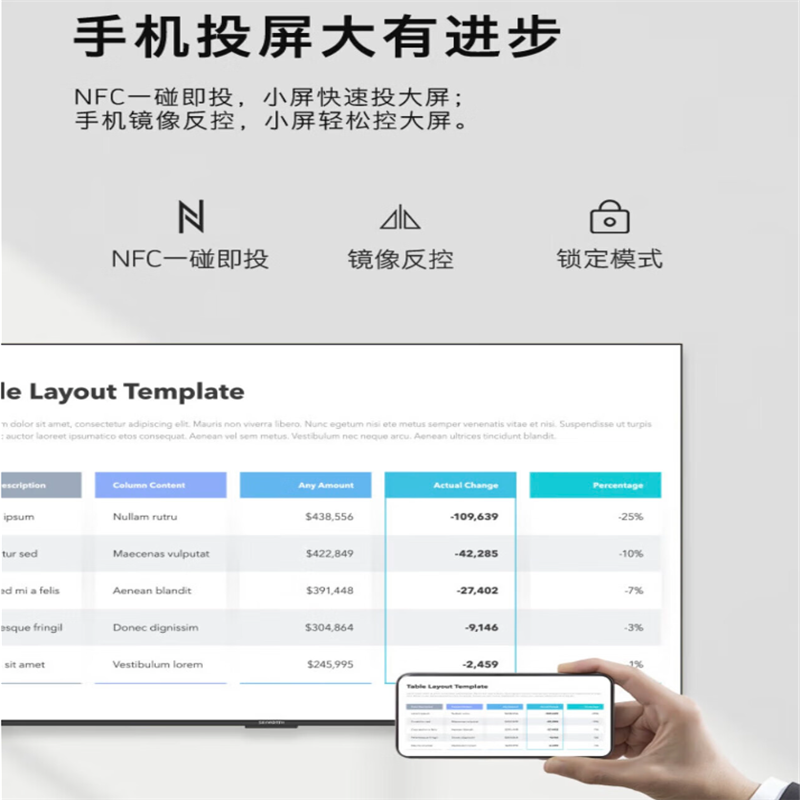 创维KT100B2巨幕电视100英寸工程公司教育学校教学开机无广告无线投屏120Hz防眩高刷屏4G+128G大内存 单台高清大图