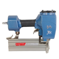 st64钢钉枪气钉枪st38钢排钉抢打钉枪木工气动装修工具 FF-ST64G钢钉枪+枪针气管附件