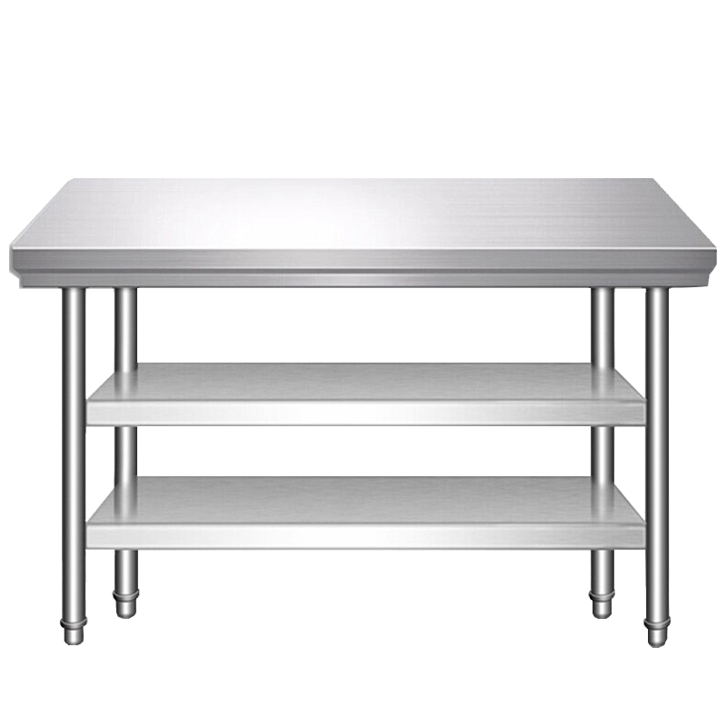 意黛斯(YIDAISI)不锈钢工作台 厨房操作台置物架商用打荷台 三层1500*760*800(工程款304食品级)高清大图