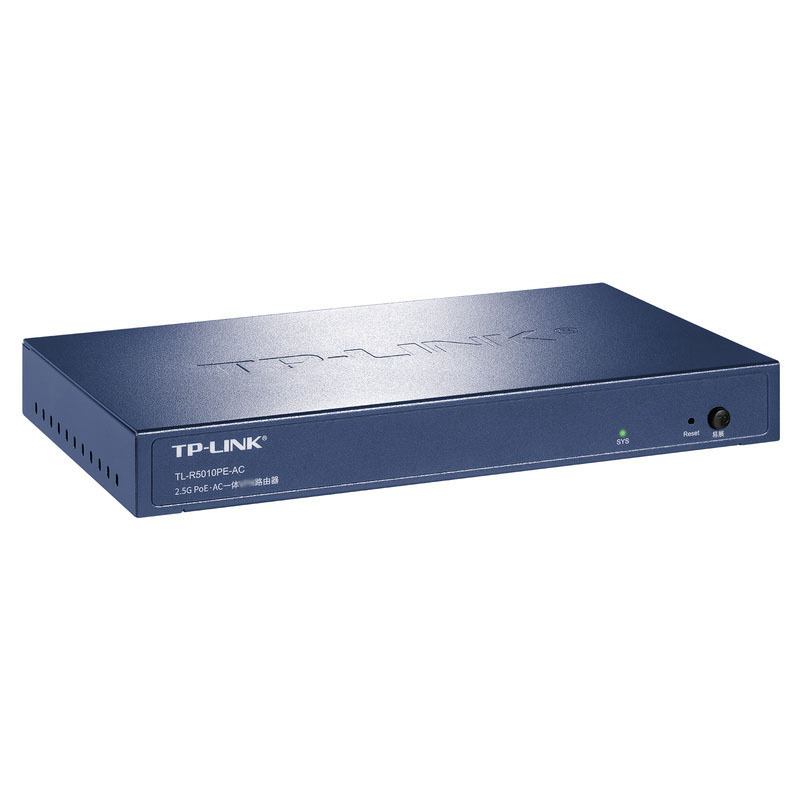 TP-LINK TL-R5010PE-AC 全2.5G网口POE路由器10口8口POE超千兆105W功率PoE+AC一体化管理无线AP无缝漫游智能切换双核CPU企业级网络管理